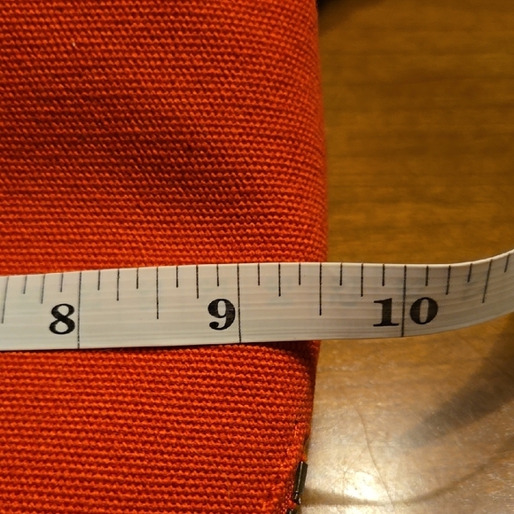 Michael Kors Red Toiletry Bag with Dome Shape and Textured Canvas - Picture 11 of 13